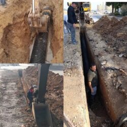 اصلاح خطوط فاضلاب در چند منطقه اهواز