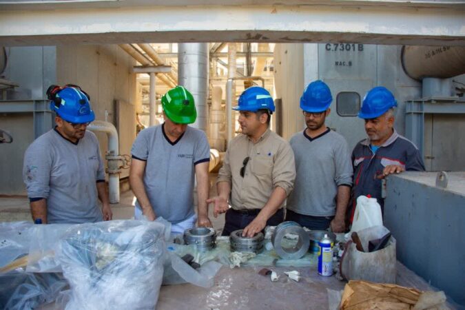 انجام تعمیرات اساسی تجهیزات هوای نواحی ۱ و ۲ شرکت فجر انرژی خلیج فارس انجام تعمیرات اساسی تجهیزات هوای نواحی ۱ و ۲ شرکت فجر انرژی خلیج فارس