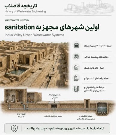 نگاهی به نخستین نمونه‌های مهندسی فاضلاب در تاریخ شهرهای باستانی؛ آغاز راه مهندسی فاضلاب