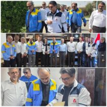 بازدید مدیرعامل پتروشیمی بوعلی از پتروشیمی فارابی