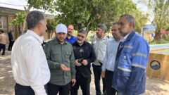 با حضور مسئولان از تصفیه‌خانه آب شهر ملاثانی بازدید به عمل آمد
