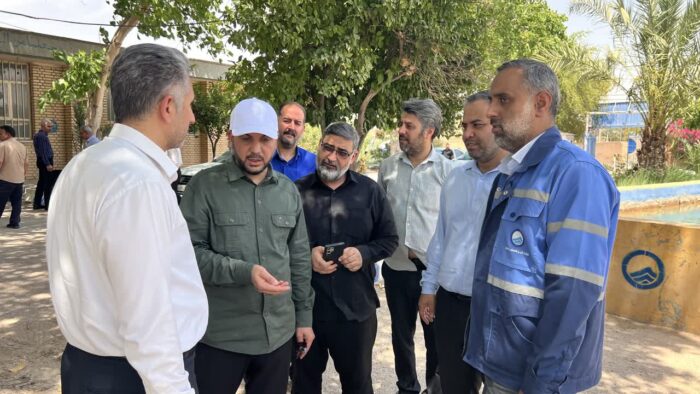 با حضور مسئولان از تصفیه‌خانه آب شهر ملاثانی بازدید به عمل آمد