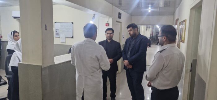 بازدید سرزده دادستان گتوند از مرکز اورژانس و بیمارستان کارون گتوند