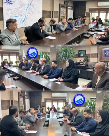 برگزاری شورای معاونین شرکت آب و فاضلاب اهواز با حضور معاونین و مدیران مستقل