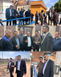 بازدید مدیرعامل آبفا اهواز از تصفیه‌خانه آب شهید منجزی