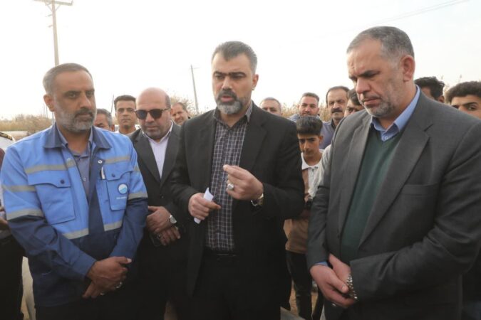 آیین کلنگ‌زنی پروژه آبرسانی به روستاهای خلاف