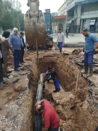 اقدامات اصلاح شبکه توزیع با هدف ارتقای شاخص‌های کیفی آب مناطق