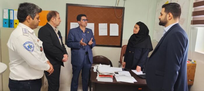 بازدید میدانی از شبکه بهداشت و درمان لالی با محوریت ارزیابی عملکرد، بررسی تجهیزات جدید و نظارت بر روند پیگیری ها در مسیر دریافت، نصب و فعالسازی دستگاه سی‌تی‌اسکن