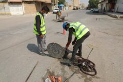 کاهش چشمگیر حوادث شبکه فاضلاب اهواز در نیمه نخست سال ۱۴۰۵؛ تداوم لایروبی و اصلاح نقاط حساس