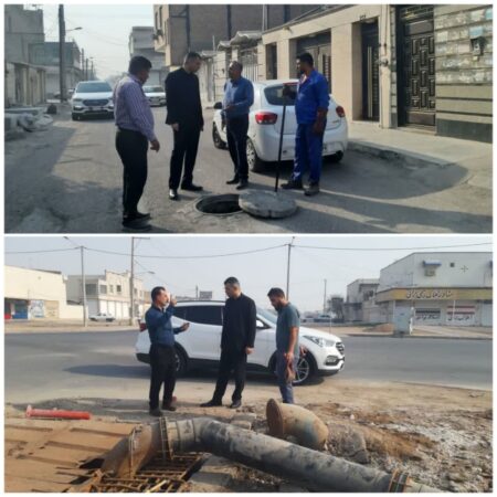 بازدید مهندس عبیداوی از مناطق کمپلو و کیان‌شهر
