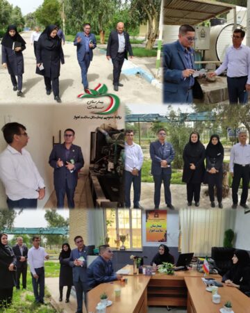 بازدید مدیریت بازرسی و ارزیابی عملکرد دانشگاه از بیمارستان شهید بقایی ۲