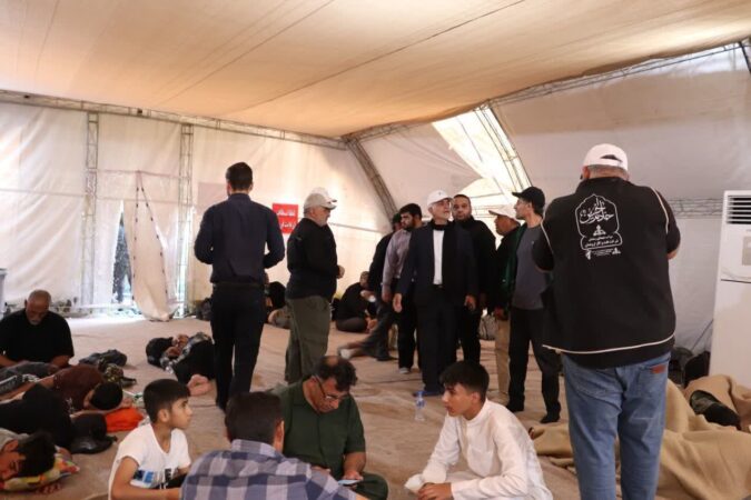 مدیرعامل اروندان از موكب این شركت در شلمچه و روند خدمت‌رسانی به زوار اربعین بازدید كرد/دستور بهره‌گیری حداكثری از ظرفیت‌ها برای تقویت زیرساخت‌های رفاهی زائران صادر شد