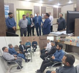 بازدید مدیرکل مدیریت بحران و پدافند غیرعامل شرکت مهندسی آب و فاضلاب کشور از تصفیه‌خانه شماره ۲ آب اهواز