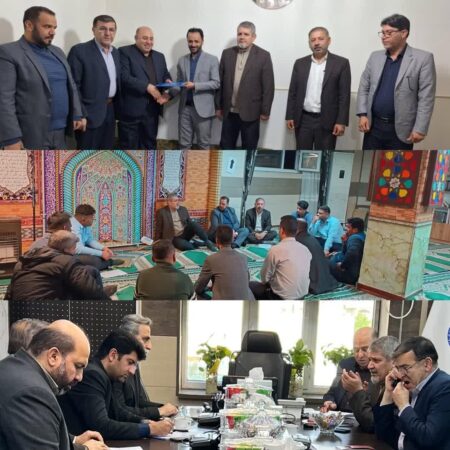 پیگیری مسائل خانواده‌های شهدا و ایثارگران با حضور مشاور امور ایثارگران شرکت آب و فاضلاب کشور در اهواز