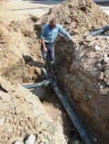 اتمام عملیات توسعه شبکه آب در شرق جاده ویس