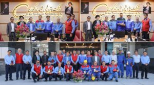 تقدیر از همکاران برتر واحد ایمنی و آتش‌نشانی پتروشیمی شهید تندگویانتقدیر از همکاران برتر واحد ایمنی و آتش‌نشانی پتروشیمی شهید تندگویان