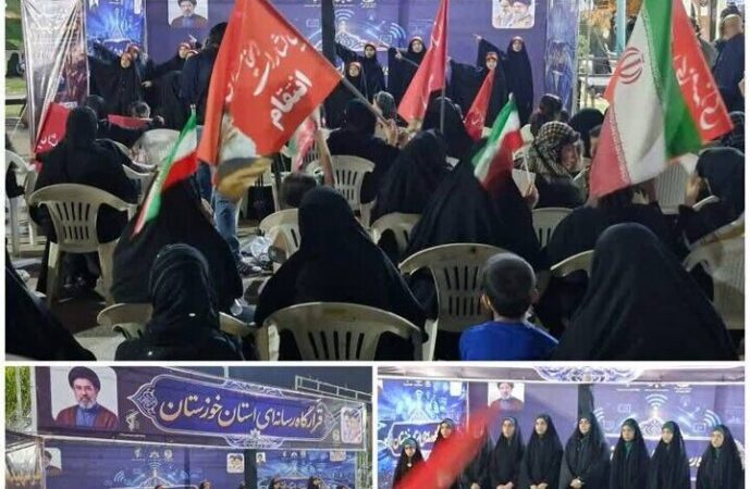 آغاز به کار موکب رسانه‌ای سازمان بسیج رسانه خوزستان با محوریت بدرقه قائد شهید امت