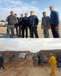 بازگشایی جاده محور ارتباطی مسجدسلیمان _هفتکل