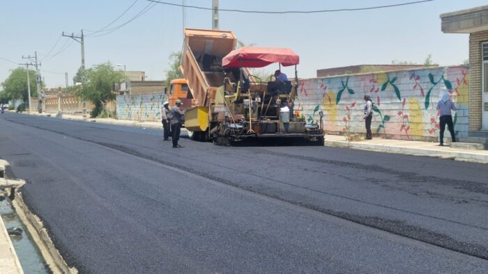 آغاز عملیات نهضت آسفالت در صالح شهر
