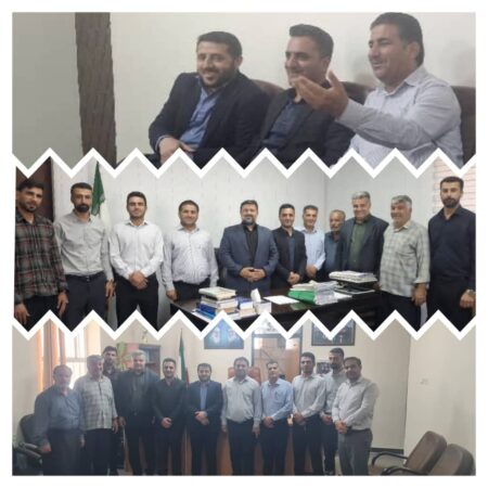 دیدار بخشداران «آبژدان» و «چلو» با مقامات قضایی شهرستان اندیکا به مناسبت هفته قوه قضاییه