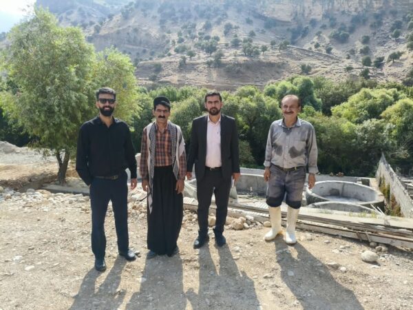 بازدید از شیلات‌های سوسن در بخش چلو؛ حمایت بنیاد علوی از راه‌اندازی و تکمیل شیلات‌های اندیکا