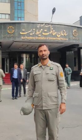 فریدون خسروی، مسئول منطقه حفاظت‌شده شیمبار، محیط‌بان برتر کشور شد