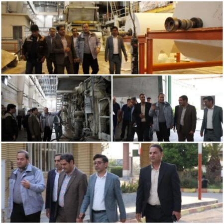 بازدید مدیرکل صنعت، معدن و تجارت خوزستان از شرکت حریر خوزستان