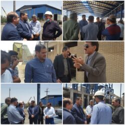 بازدید مدیر کل صمت خوزستان از سه شرکت تولیدی در اندیمشک