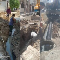 اصلاح خطوط ریزشی فاضلاب در نقاط حساس اهواز ادامه دارد