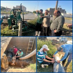 تعمیر شیرخط ۴۰۰ میلی‌متری پردیس انجام شد