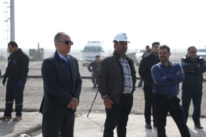 چاه شماره ۳۵ دارخوین وارد مدار تولید شد