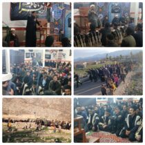 برگزاری مراسم عزاداری شهادت رهبر معظم انقلاب در روستای للر اندیکا