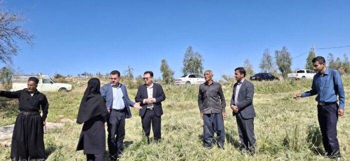 بازدید معاونین سازمان جهادکشاورزی و مدیر صندوق بیمه محصولات کشاورزی استان از مناطق سیل زده شهرستان اندیکا