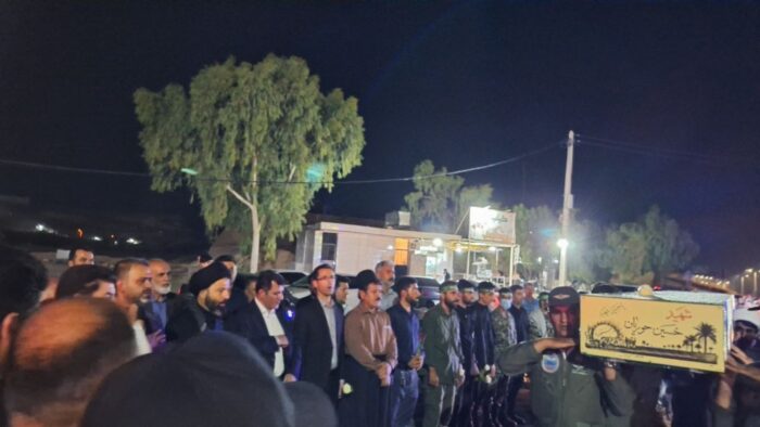 بازگشت پیکر شهید حسین حوریان به مسجدسلیمان پس از ۴۴ سال چشم‌انتظاری