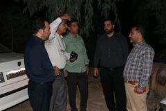بازدید شبانه شهردار مسجدسلیمان از نقاط بحرانی و حادثه‌خیز شهر در آستانه بارندگی