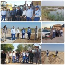 برگزاری مانور پایش مسیر خطوط لوله انتقال نفت در خوزستان