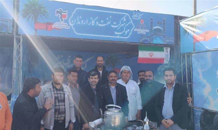 برپایی موكب و حضور كاركنان شركت نفت و گاز اروندان در مراسم سالگرد شهید حاج قاسم سلیمانی برپایی موكب و حضور كاركنان شركت نفت و گاز اروندان در مراسم سالگرد شهید حاج قاسم سلیمانی