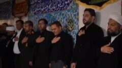 مراسم عزاداری اباعبدالله الحسین علیه السلام در شرکت آمیزه‌های پویا پلمیری مارون